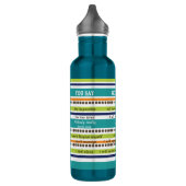 Bouteille D'eau VOUS DITES / DIEU DIT — Versets bibliques inspiran (Gauche)