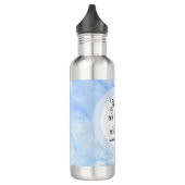 Bouteille D'eau Vous êtes la Lumière du monde Bible Verse Bleu (Gauche)