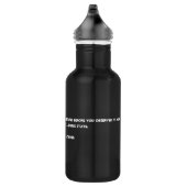 Bouteille D'eau Vous vous êtes effondrés il ! Humour de physique (Droite)