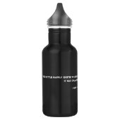 Bouteille D'eau Vous vous êtes effondrés il ! Humour de physique (Gauche)