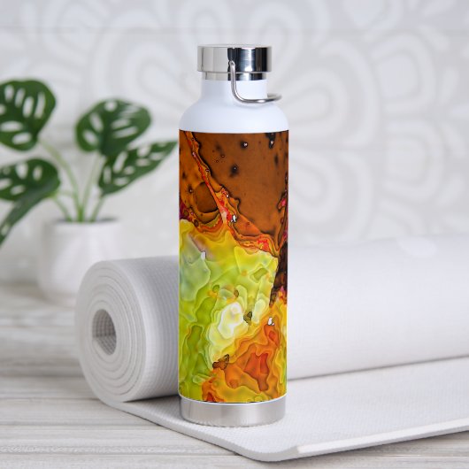 Bouteille D'eau Vue de fracking 32 (Yoga)