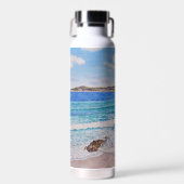 Bouteille D'eau Vue de la plage de Carmel (Avant)