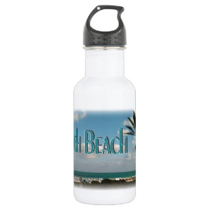 Bouteille D'eau Vue sur la plage sud