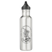 Bouteille D'eau Water Bottle - Books & Florals (Droite)