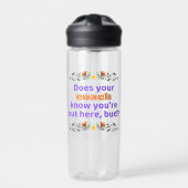 Bouteille D'eau Water Bottle hockey gift CamelBak does coach know (Extérieur)