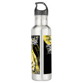 Bouteille D'eau Water Bottle – Urban Tree Owl & Wealth Surreal Pop (Dos)