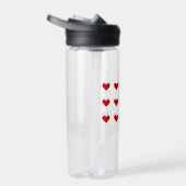 Bouteille D'eau Water Bottle with hearts (Droite)