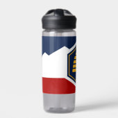 Bouteille D'eau Water bottle with new flag of Utah, USA (Extérieur)