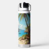 Bouteille D'eau Week-end caribéen (Arrière)