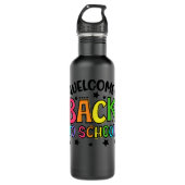 Bouteille D'eau Welcome Back To School Design for School Staff Pre (Devant)