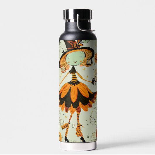 Bouteille D'eau whimsical/sorcière/citrouille/chute (Gauche)