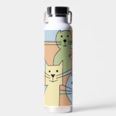 Bouteille D'eau Whisker Wonders Cats (Avant)