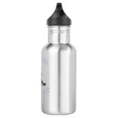 Bouteille D'eau Whisperer bleu Jay (Droite)