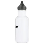 Bouteille D'eau WHITE Custom Stainless Steel Water Bottle Blank (Droite)