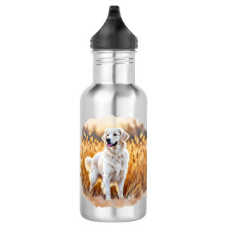 Bouteille D'eau White Golden Retriever Dog