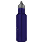 Bouteille D'eau White Personalized – Your Logo & Text Here (Droite)