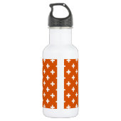Bouteille D'eau White polka crosses (Dos)