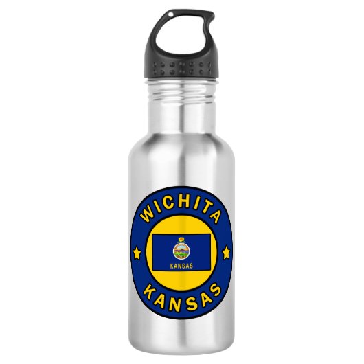 Bouteille D'eau Wichita Kansas (Devant)