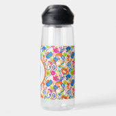 Bouteille D'eau Wildflower Floral Pattern Bottle – Boho Garden (Arrière)