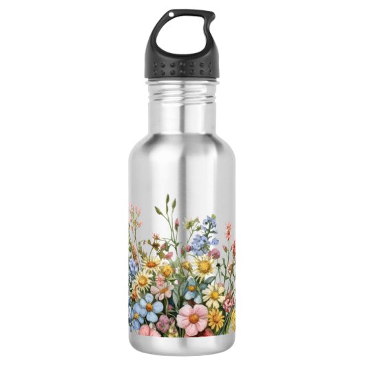 Bouteille D'eau Wildflowers  (Devant)