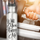 Bouteille D'eau Will You Marry Me - Marriage Proposal 