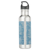 Bouteille D'eau William Morris Blue Marigold Monogramme (Dos)