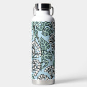 Bouteille D'eau William Morris Jasmine et Motif Feuille (Avant)