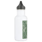 Bouteille D'eau william morris marigold vert floral fleur (Gauche)