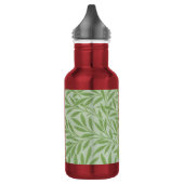 Bouteille D'eau William Morris Saule Fleur Classique Vert (Gauche)