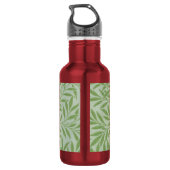 Bouteille D'eau William Morris Saule Fleur Classique Vert (Dos)