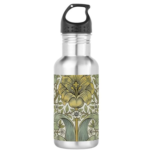 Bouteille D'eau William Morris Spring Motif classique épais (Devant)