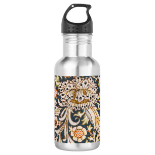 Bouteille D'eau William Morris Vintage Trent Motif Floral Bleu