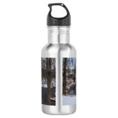 Bouteille D'eau Winter Blue James River Botte en acier inoxydable (Dos)
