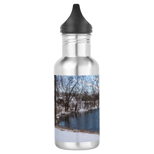 Bouteille D'eau Winter Blue James River Botte en acier inoxydable (Gauche)