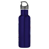 Bouteille D'eau Wolf and Owl Vibrant and Colorful (Dos)