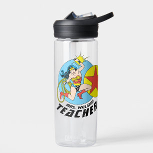Bouteille D'eau Wonder Woman Étoile rouge enseignant