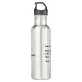 Bouteille D'eau WOW Exercice Guidelines Water Bottle (Dos)