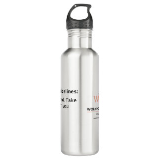 Bouteille D'eau WOW Exercice Guidelines Water Bottle