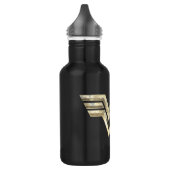 Bouteille D'eau WW84 | Logo de Golden Wonder Woman (Gauche)