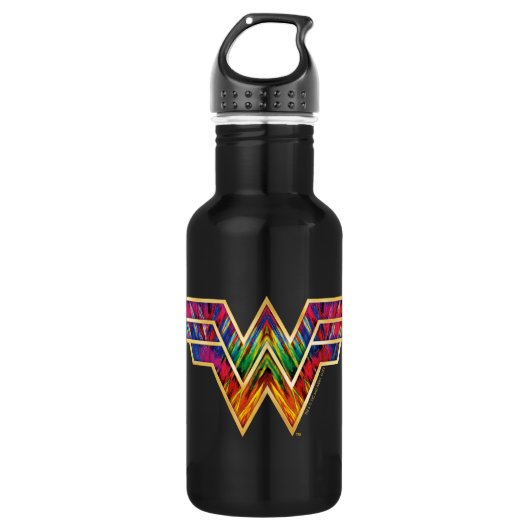 Bouteille D'eau WW84 | Logo de Wonder Woman Kaleidoscope (Devant)
