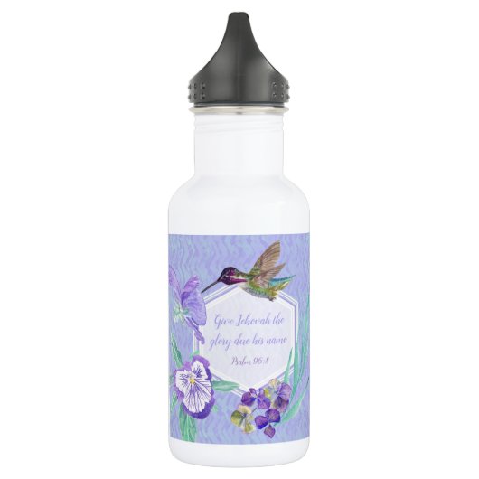 Bouteille D'eau Year text JW watercolors (Gauche)