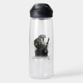 Bouteille D'eau Yeux serpent Ninja | 25 oz (Arrière)