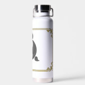 Bouteille D'eau Yin et Yang le Koi (Arrière)