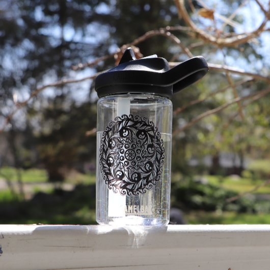 Bouteille D'eau Yin Yang Mandala