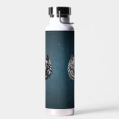 Bouteille D'eau Yin Yang Wolves. (Gauche)