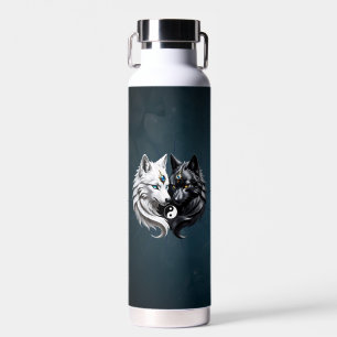 Bouteille D'eau Yin Yang Wolves.
