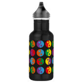 Bouteille D'eau Yin Yangs colorés (Droite)