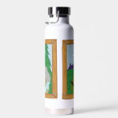 Bouteille D'eau Yogi Ours et amis encadrés photo de la forêt (Plage)