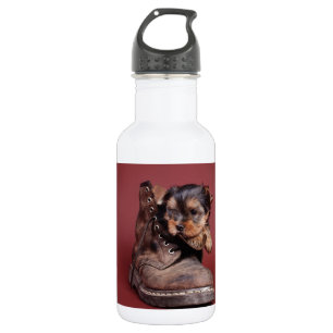 Bouteille D'eau Yorkie et botte