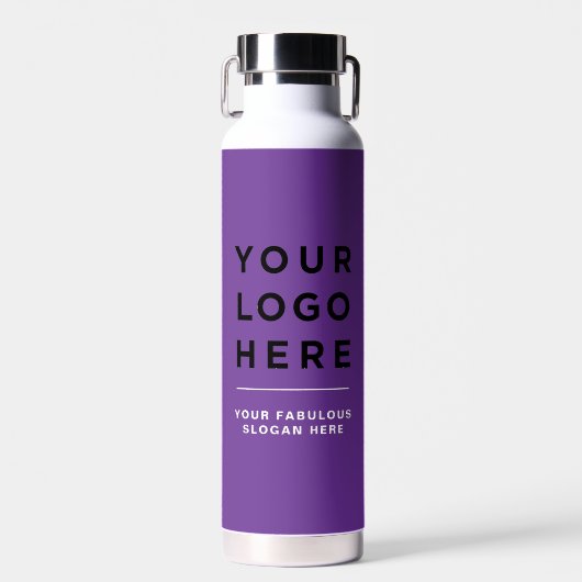 Bouteille D'eau Your Business Logo Website Custom Water Bottle (Avant)